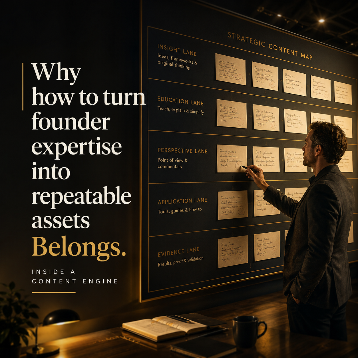 Why how to turn founder expertise into repeatable assets Belongs Inside a Content Engine