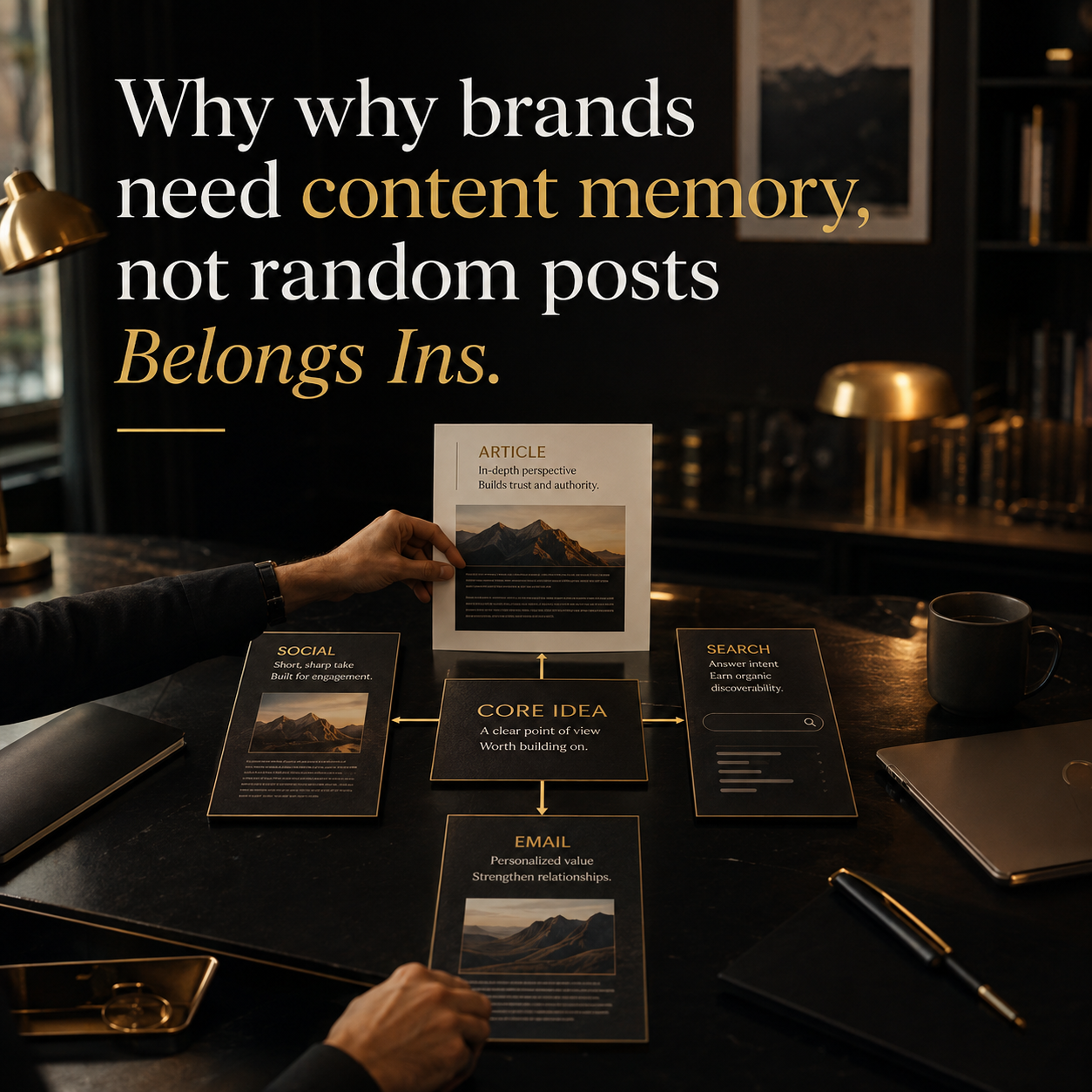 Why why brands need content memory, not random posts Belongs Inside a Content Engine