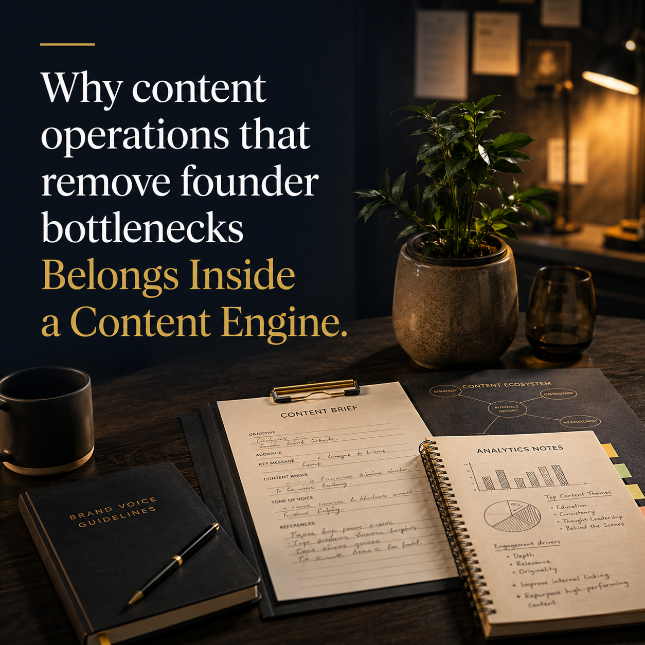 Why content operations that remove founder bottlenecks Belongs Inside a Content Engine